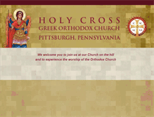 Tablet Screenshot of holycrosspgh.org